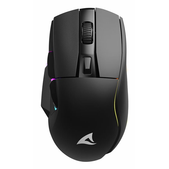 SGM50W ratón Juego mano derecha RF Wireless + USB Type-A Óptico 6400 DPI