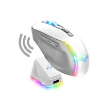 S-EM50WT ratón Juego mano derecha RF Wireless + Bluetooth + USB Type-A Óptico 8000 DPI