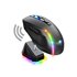S-EM50BK ratón Juego mano derecha RF Wireless + Bluetooth + USB Type-C Óptico 8000 DPI