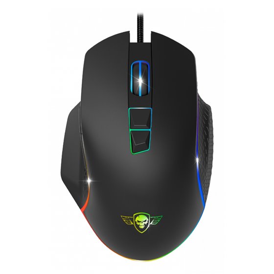 PRO-M1 ratón Juego mano derecha Óptico 8000 DPI