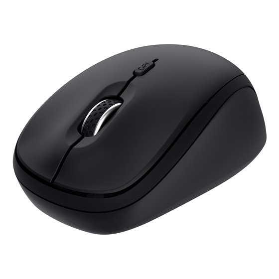 Yvi+ ratón Universal Ambidextro RF Wireless + Bluetooth Óptico 1600 DPI