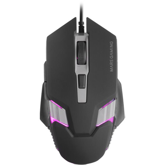 MM024, Ratón Gaming RGB, Sensor Óptico 4000 DPI, Switches Mecánicos Huano, Iluminación RGB Flow, Ajuste On-the-fly 1200 / 2400 /