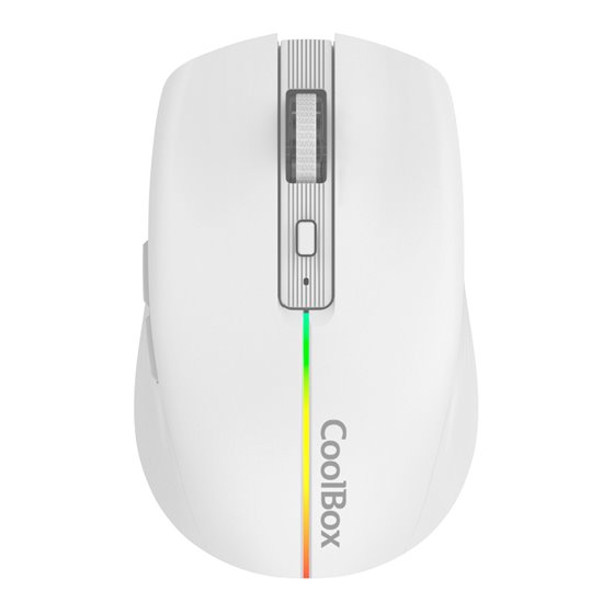 GAMING RATON W01 BLANCO INALAMBRICO RECARGABLE 1600DPI SILENTCLICK
