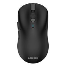 GAMING RATON W03 NEGRO ULTRALIGERO INALAMBRICO RECARGABLE RF+BT+USB-C 10.000DPI