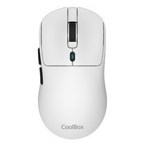 GAMING RATON W03 BLANCO ULTRALIGERO INALAMBRICO RECARGABLE RF+BT+USB-C 10.000DPI