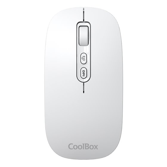 RATON W02 IA BLANCO INALAMBRICO RECARGABLE 500MAH RF+BT 1600DPI COPILOT SILENTCLICK
