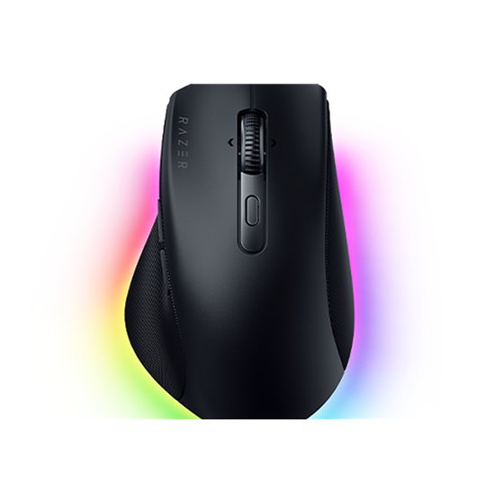 Pro Click V2 ratón Juego mano derecha RF Wireless + Bluetooth + USB Type-C Óptico 30000 DPI