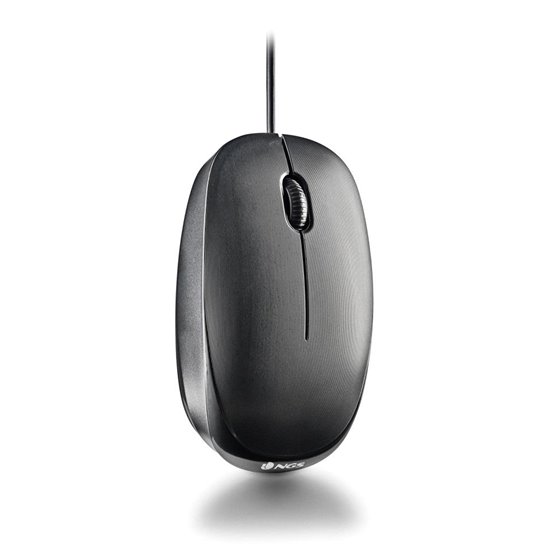 FLAME-C ratón Universal Ambidextro USB Tipo C Óptico 1000 DPI