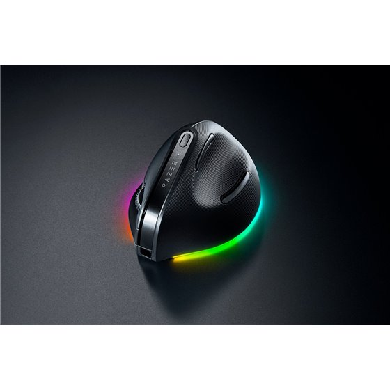 Pro Click V2 Vertical ratón Universal mano derecha RF Wireless + Bluetooth + USB Type-C Óptico 30000 DPI
