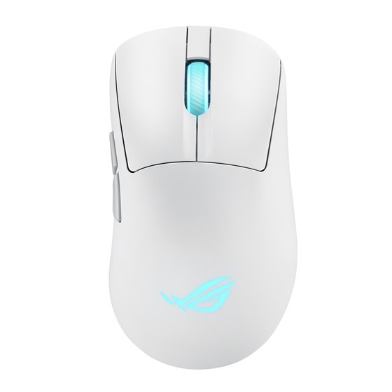 ROG Keris II Origin WHT ratón Juego mano derecha RF Wireless + Bluetooth + USB Type-A Óptico 42000 DPI