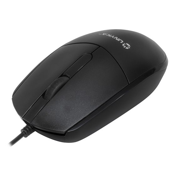UK 128 ratón Oficina Ambidextro USB tipo A Óptico 1200 DPI