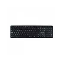 Teclado Bluetooth KW550ESBT de 2,4 GHz, modo dual, QWERTY español: negro