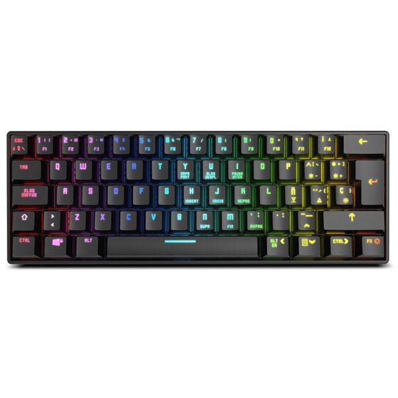 Kluster teclado Juego USB + Bluetooth Negro
