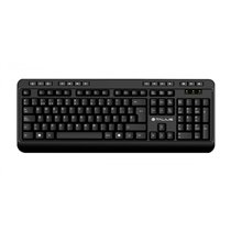 KB503 teclado Oficina USB QWERTY Inglés, Español Negro