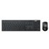 W2500 teclado Ratón incluido Juego RF inalámbrico QWERTY Negro