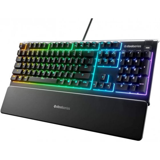 TECLADO STEELSERIES APEX 3 (ESPAÑOL) (64798)