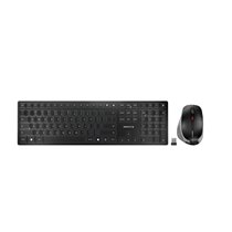 DW 9500 SLIM teclado Ratón incluido Universal RF Wireless + Bluetooth QWERTY Español Negro, Gris