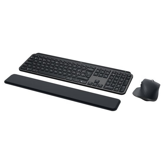 Master MX Keys Combo for Bussiness teclado Ratón incluido Oficina RF Wireless + Bluetooth QWERTY Español Grafito