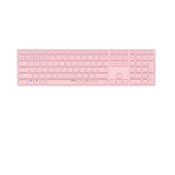 E9800M teclado Universal Bluetooth QWERTY Rosa