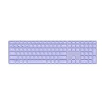E9800M teclado Universal Bluetooth QWERTY Púrpura
