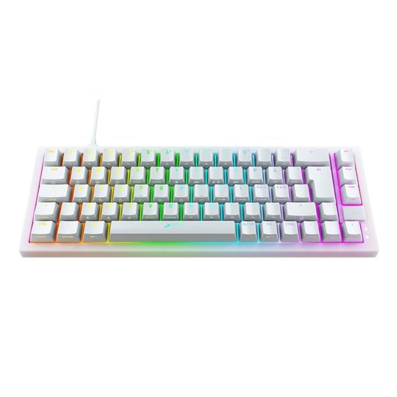 K5 COMPACT RGB teclado Juego USB QWERTY Español Negro, Blanco