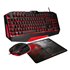 Pro MK3 teclado Ratón incluido Juego USB QWERTY Español Negro