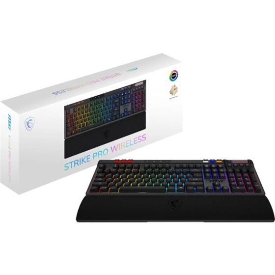 TECLADO MSI STRIKE PRO WIRELESS SILENT ES