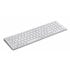 E9700M teclado Oficina RF Wireless + Bluetooth QWERTY Blanco
