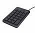 22221 teclado numérico Portátil/PC USB Negro