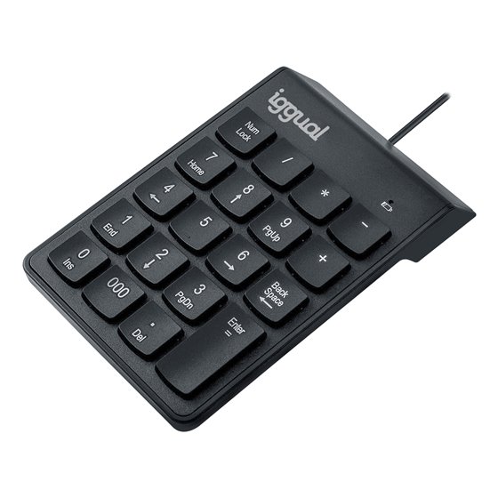 Teclado numérico USB CK-NUM-19T negro