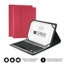 Funda con Teclado KEYTAB PRO BLUETOOTH 10,1" Red