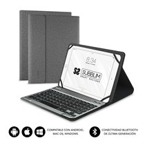 Funda con Teclado KEYTAB PRO BLUETOOTH 10,1" Grey