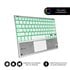 Teclado Bluetooth Smart Backlit BT Keyboard Touchpad Silver