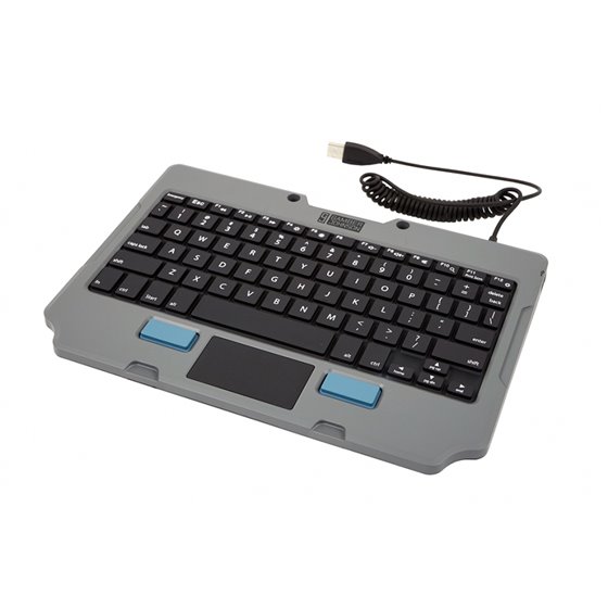7160-1449-00 teclado para móvil QWERTY Inglés de EE. UU. USB Negro, Gris