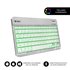Teclado Retroiluminado Bluetooth Smart Backlit BT Keyboard Silver