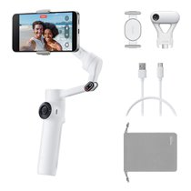 Flow 2 AI Tracker Bundle Estabilizador de cámara para smartphone Blanco