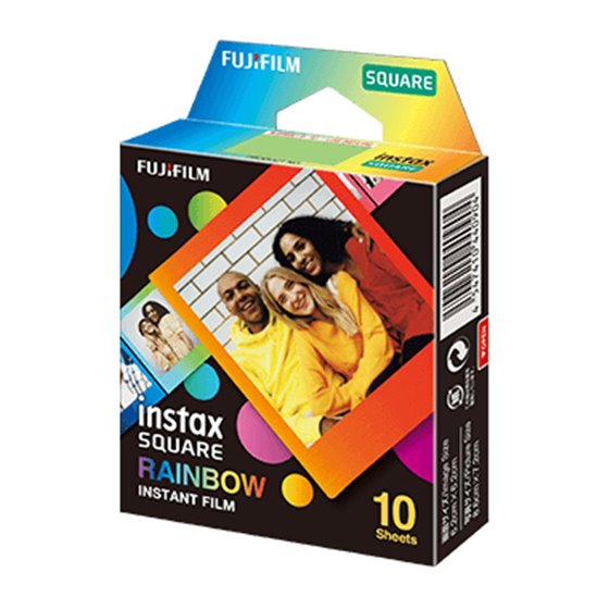 SQUARE 'Rainbow' película instantáneas 10 pieza(s) 76,2 x 50,8 mm