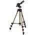 Trípode para cámaras réflex, trípode extensible 106.5 cm, aluminio, cabeza 3D, soporte para cámaras de fotos estable, color dora