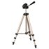 Trípode Star 75, para cámara de fotos, conexión 6.4mm, altura ajustable hasta 125 cm, Color Beige