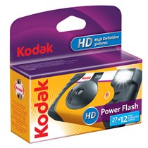 Power Flash 27+12 Cámara analógica compacta Negro, Amarillo