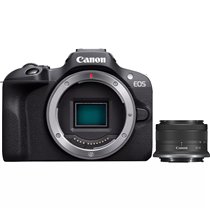 EOS R100 + RF-S 18-45mm F4.5-6.3 IS STM Kit MILC 24,1 MP CMOS 6000 x 4000 Pixeles Negro