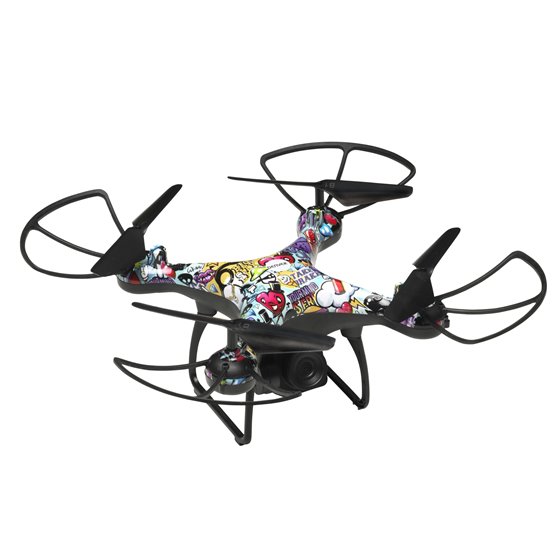 DCH-350 dron con cámara 4 rotores Cuadricóptero 1 MP 1600 mAh Multicolor