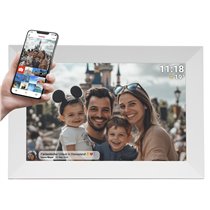 PFF-1024WMK2 marco fotográfico digital Blanco 25,6 cm (10.1") Pantalla táctil Wifi