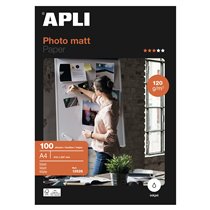 12626 papel fotográfico A4 Blanco Mate