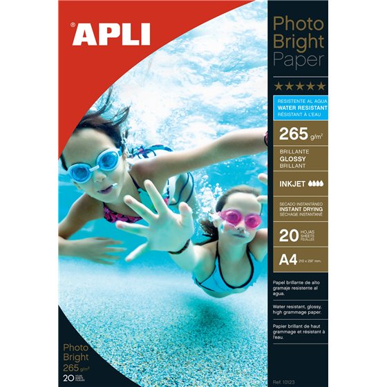 10123 papel fotográfico Blanco