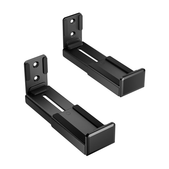 Soporte Universal de Pared para Barra de Sonido, Negro