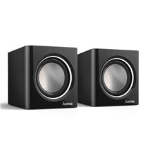 Altavoces Sonic Mobil 185, 3W, conexión jack 3,5mm, control de volumen, Color negro