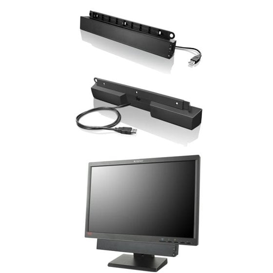 USB Soundbar Negro 2.0 canales 2,5 W