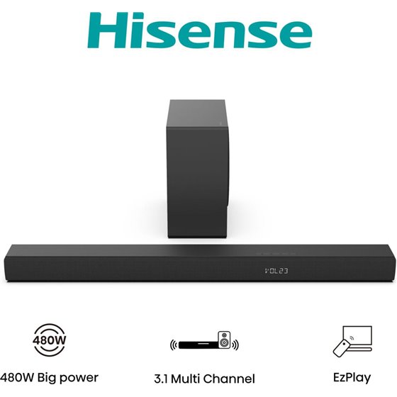 HS3100 Negro 3.1 canales 480 W