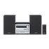 SC-PM250EC-S sistema de audio para el hogar Microcadena de música para uso doméstico 20 W Plata
